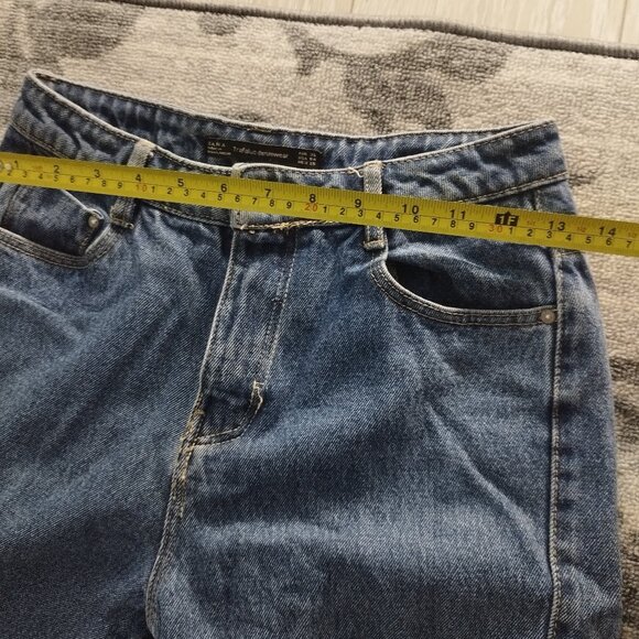 ZARA Trafaluc Denimwear Women's High Waist Straight Leg Jeans Size 26 - Picture 4 of 7